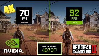 RTX 4070 Ti  Ryzen 5600x Red Dead Redemption 2 4K Benchmark [upl. by Lampert]