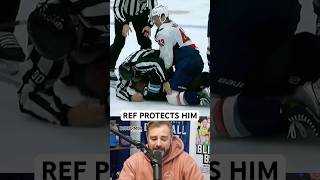 Referee prevents an injury a breakdown nhl hockey sports capitals referee [upl. by Pfaff490]