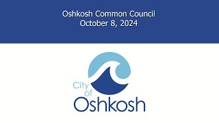 Oshkosh Common Council 10824 [upl. by Laurella701]