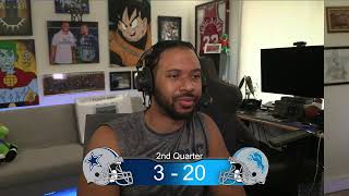 Cowboys vs Lions Live Play by Play amp Reaction [upl. by Orag230]