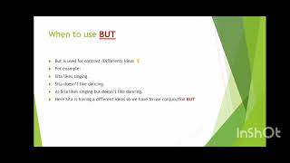 4th class English grammar Conjunction usage [upl. by Nesto]