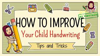 How to improve your kids handwritingHandwriting tips and tricks by TinyEdTech [upl. by Eserahc]