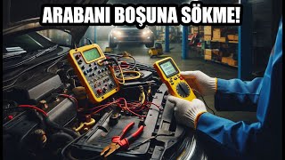 ARABANI BOŞUNA SÖKÜP DAĞITMA OSİLOSKOP İLE ŞARJ DİNAMOSUALTERNATÖR NASIL TEST EDİLİR [upl. by Aniaj]