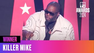 Killer Mike Gives A Call To Action During His Best Album Speech  BET Awards 24 [upl. by Crain]