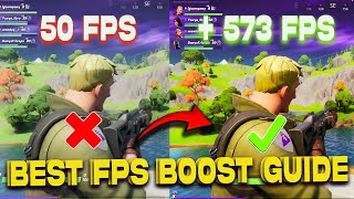 BEST FPS Boost Guide For Fortnite OG Easy Steps [upl. by Ennovyhc489]