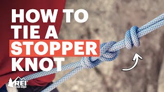 Rock Climbing How to Tie a Stopper Knot [upl. by Allegra843]