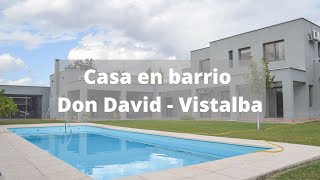 Casa en barrio privado Don David  Vistalba [upl. by Edlin]