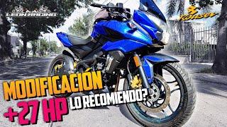 BAJAJ ROUSER MODIFICACIÓN 27HP  SONIDO BRUTAL 🔥 Esto es un viaje de ida Rouser [upl. by Adyahs]