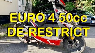 50cc 4 Stroke DeRestriction Euro 4 GY6New Type Scooter Derestrict “Make Ya Ped More Fasterer” [upl. by Raskind]