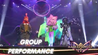 Group Performance quotFireworkquot by Katy Perry  The Masked Singer AU Season 4 [upl. by Byrd]