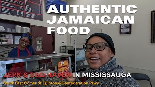 AUTHENTIC JAMAICAN FOOD  JERK amp BBQ HAVEN IN MISSISSAUGA [upl. by Goldarina]