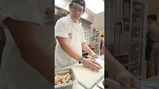 Cutting And Portioning of Chicken Cordon bleuchefmanoy [upl. by Aicats]