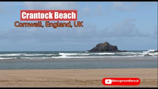 Crantock Beach Cornwall England UK [upl. by Ahsaeyt]