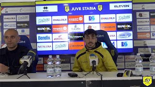 Juve StabiaPaganese 40 Accursio Bentivegna in conferenza stampa [upl. by Nodgnal]