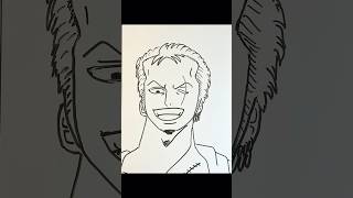 Comment dessiner Roronoa Zoro roronoazoro onepiece [upl. by Perkins20]