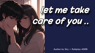 ASMR girlfriend comforts you as you cry lovingsoft voicekind words [upl. by Ynaffit]