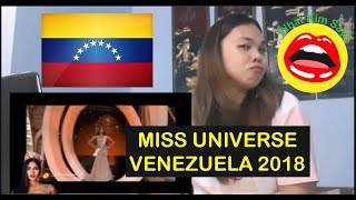 REACTION  Filipino reacts to Miss Universe Venezuela 2018 Stephany Gutierrez [upl. by Anitsihc390]