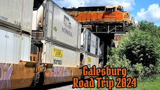 Galesburg Railfanning 2024 Road Trip [upl. by Koralle]