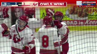 Keene State Mens Club Ice Hockey Highlights vs New Hampshire 222024 [upl. by Stedman]