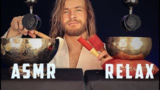 ASMR  Tibetan Singing Bowls  Deep Sleep amp Relaxation [upl. by Trbor]