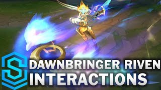 Dawnbringer Riven Special Interactions [upl. by Nelyak]