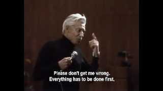 Karajan talks about Maestro Karl Bohm [upl. by Ianaj]