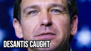 DeSantis Caught Off Guard Immediately FLEES When Questioned [upl. by Hiroko764]