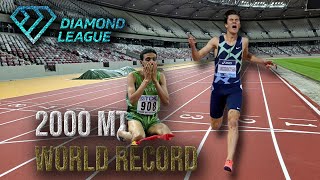 A new challenge for Jakob Ingebrigtsen  2000 meters WORLD RECORD [upl. by Mundy]