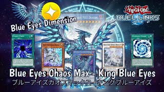 Deck Blue Eyes Chaos Max Dragon  Deck Fun Not Strong  YuGiOh Duel Links [upl. by Egamlat]