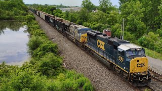 CSX amp NS June 2024 CN UP BNSF Go Rail amp Barcode Units [upl. by Farrington]