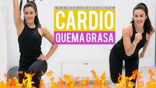 Quemar grasa y eliminar los rollitos  Cardio para adelgazar [upl. by Ahtnams]