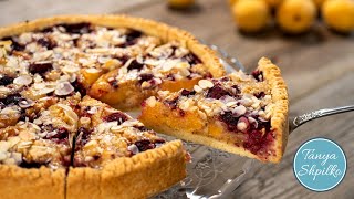 Французский Абрикосовый Пирог с Миндальным Кремом Франжипан  French Apricot Frangipane Tart [upl. by Pacificas]