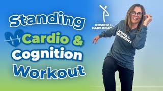 Standing Cardio amp Cognition with Lauren  3 Exercises for Balance Coordination Cardio amp Cognition [upl. by Zela806]