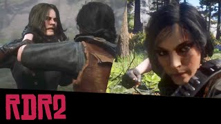 RDR2 Moonstone Pond Brawl  PVP Gameplay  Fist Fight Combat Catfight beatdown [upl. by Ninel]