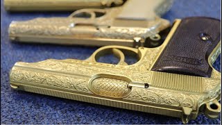 Worlds Largest Collection of Factory Engraved Walther PPs and PPKs [upl. by Eelak395]