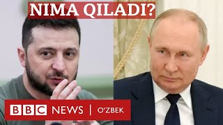 РоссияУкраина уруши Путин энди нима қилмоқчи Зеленскийчи BBC News Ozbek [upl. by Aicirtel778]