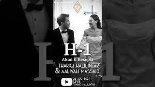 Thariq Halilintar dan Aaliyah Massaid Menikah Besok Disiarkan Langsung di Youtube [upl. by Hairaza71]