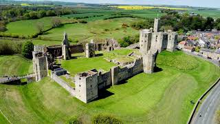 Drone Explore Warkworth Castle With DJI Tony SD HD 4K [upl. by Fen]