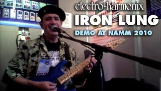 ElectroHarmonix Iron Lung Vocoder Pedal EHX Pedal Demo at NAMM 2010 [upl. by Yttik]