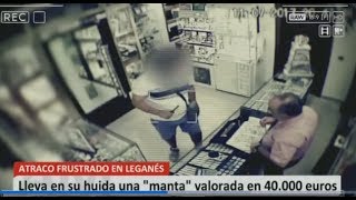 ATRACO EN UNA JOYERÍA DE LEGANÉS CON DETENCIÓN DEL LADRÓN [upl. by Gerhardt]