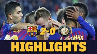 BARÇA 20 INTER MILAN  Match highlights [upl. by Aroon]