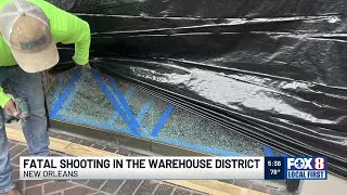 NOPD says man fatally shot Sunday night outside Warehouse District hotel was targeted [upl. by Ahsemrak]