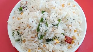 Easy Lunch Box Recipe  How To Make Tasty Coconut Rice [upl. by Vladamir]