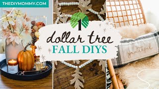 10 High End Dollar Tree DIY Fall Decor Ideas to Try in 2024 🍁 Easy  Cozy [upl. by Bobette236]