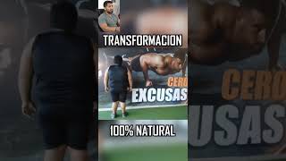 Transformación Física 100 Natural 😤 motivaciongym fitness transformación [upl. by Aznofla937]