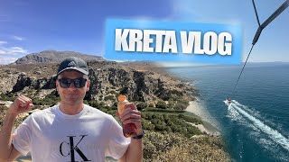 Kreta VLOG🏝️  Mit Mietwagen Quad und Parasailing durch die griechische Insel 🪂🚗 [upl. by Senaj517]