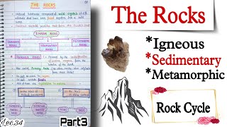 The RocksIgneous Sedimentary Metamorphic Rock Cycle World Geography  Lec34 An Aspirant [upl. by Fernas]