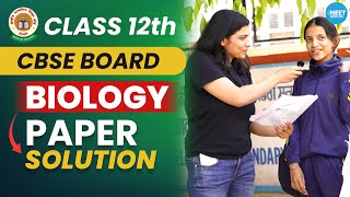 Class 12th Boards 2024  Biology Paper Discussion and Solution  Ritu Rattewal [upl. by Dorree]