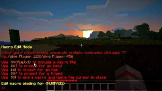 Minecraft Macro  Key Bind Mod v02 and 03 [upl. by Shoshanna]