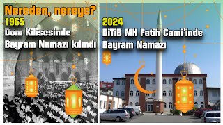 Almanyada Bayram Namazı ve bir ilk Dom Kilisesinde Bayram Namazı kılındı  DİTİB MH Fatih Moschee [upl. by Ellivnarg]